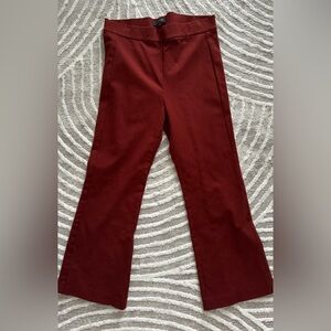 Ann Taylor burgundy stretchy pants